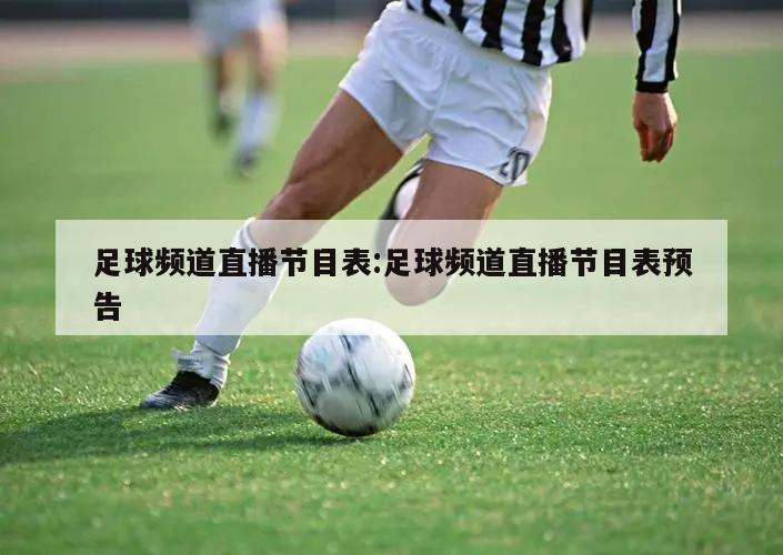 足球频道直播节目表:足球频道直播节目表预告