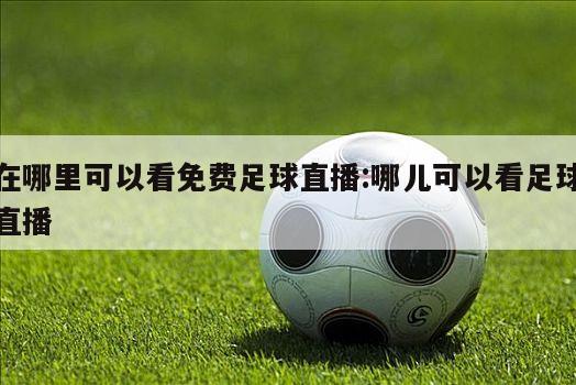 在哪里可以看免费足球直播:哪儿可以看足球直播